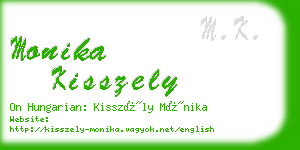 monika kisszely business card